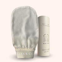Gant exfoliant Peau Saine, Gommage pour corps, 100% Soie de mûrier